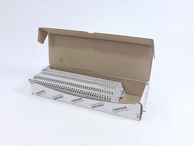 ABB 1SNK705012R0000 ZK2.5-4P Spring Clamp Terminal Block Batch 38 Pcs.