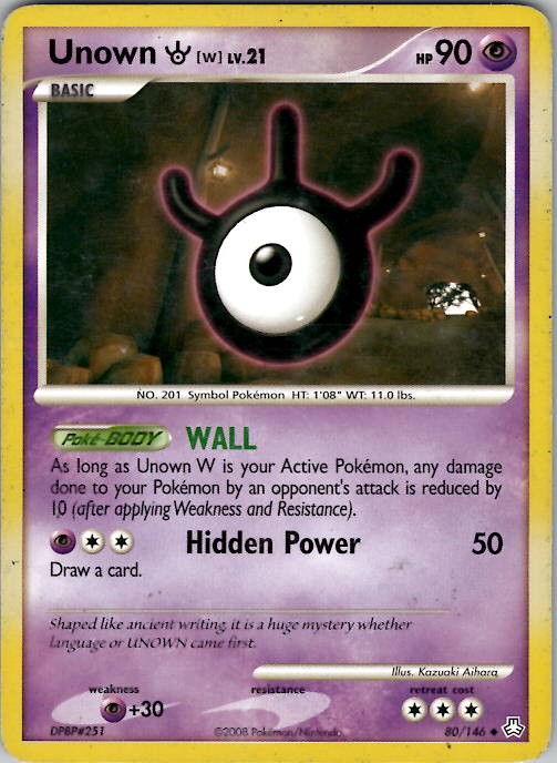 Unown (W) Legends Awakened 80/146 Normal LP/NM