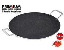 Non-Stick Tawa 36cm Mega Chef Frying Pan Cookware Crepe Plate Roti Catering