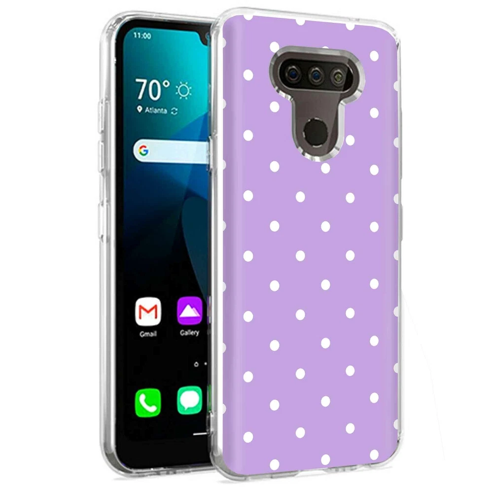 Phone Case for LG Harmony 4,Premier Pro Plus,K41, Polka Dot 5 Print