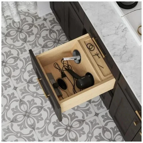 15"  Powered Vanity Drawer - Picture 1 of 4