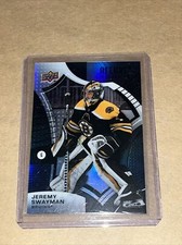 2021-22 Upper Deck Allure Hockey Black Rainbow #146 Jeremy Swayman Mint Rookie