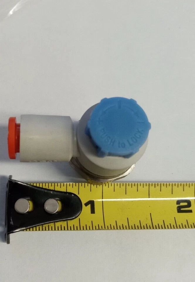 SMC AS2211F-N02-07SA 1/4", NPT x Tube Speed Control Valve - Image 3 of 4