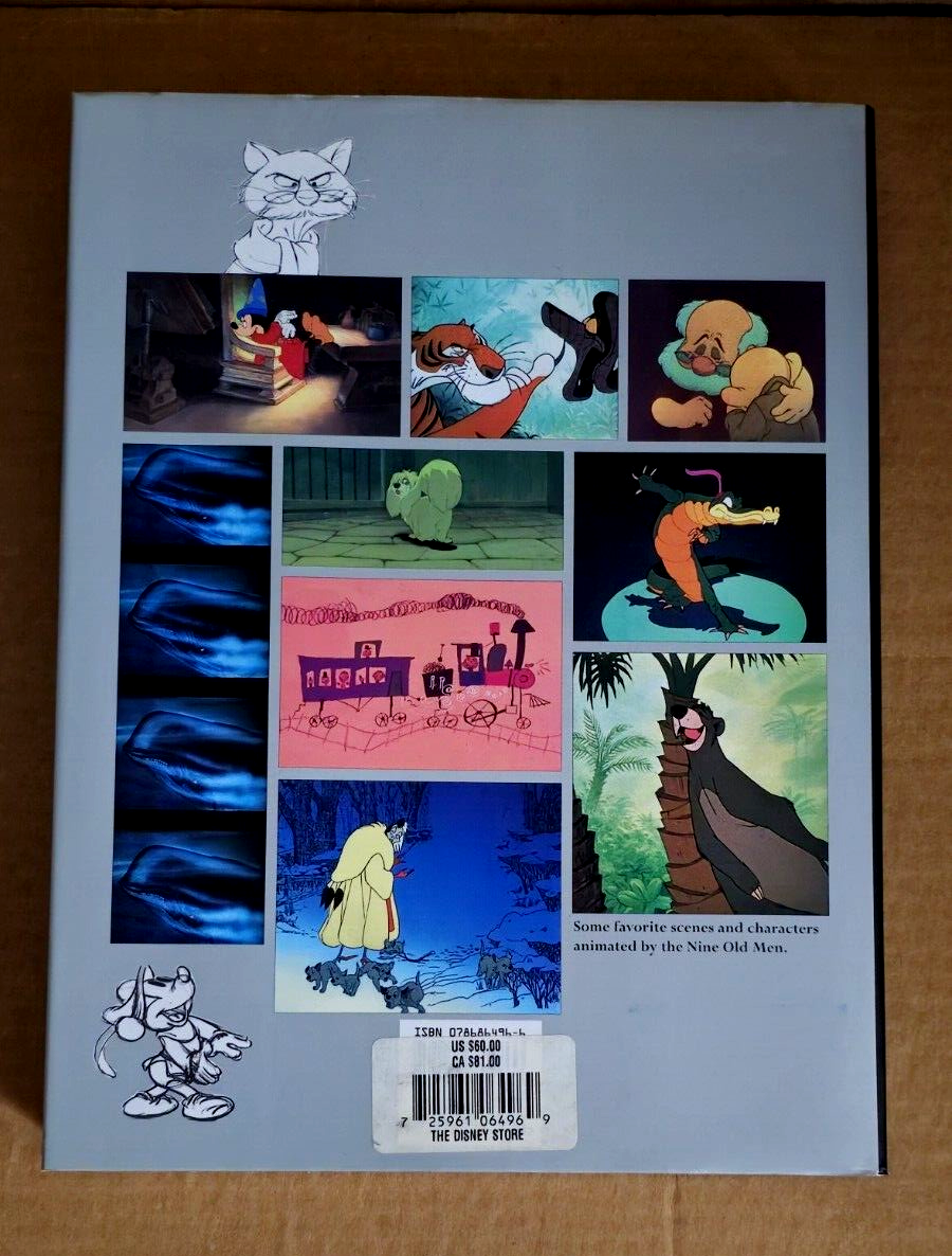 Walt Disney's NINE OLD MEN The Art of Animation BOOK John