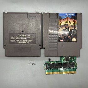 Rampart Jaleco Nintendo Entertainment System NES Three Screw Tested And Working