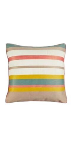 Martha Stewart Collection New $70 High End Butternut Stripe Decorative Pillow