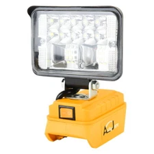 LED Work Light Cordless for Dewalt 20V Battery w/Dual USB Outdoors Lamp