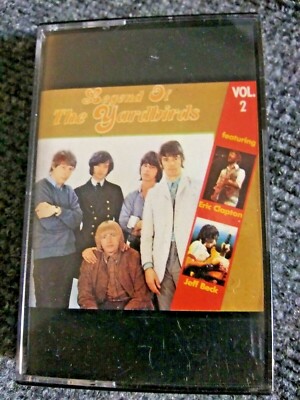 LEGEND OF THE YARDBIRDS VOL 2) Cassette Tape 1982 Compilation Rock Blues Rare