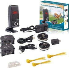 Wireless Dog Fence System for 2 Dogs, Wireless Fence Remote Traini Collar