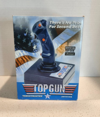 TOP GUN THRUSTMASTER Joystick 1996 for PC with box and manual
