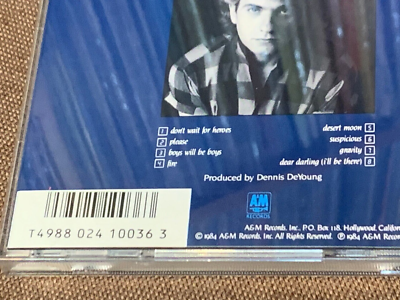 DENNIS DeYOUNG Desert Moon JAPAN CD 32XB-79 w/ INSERT + PS 1986