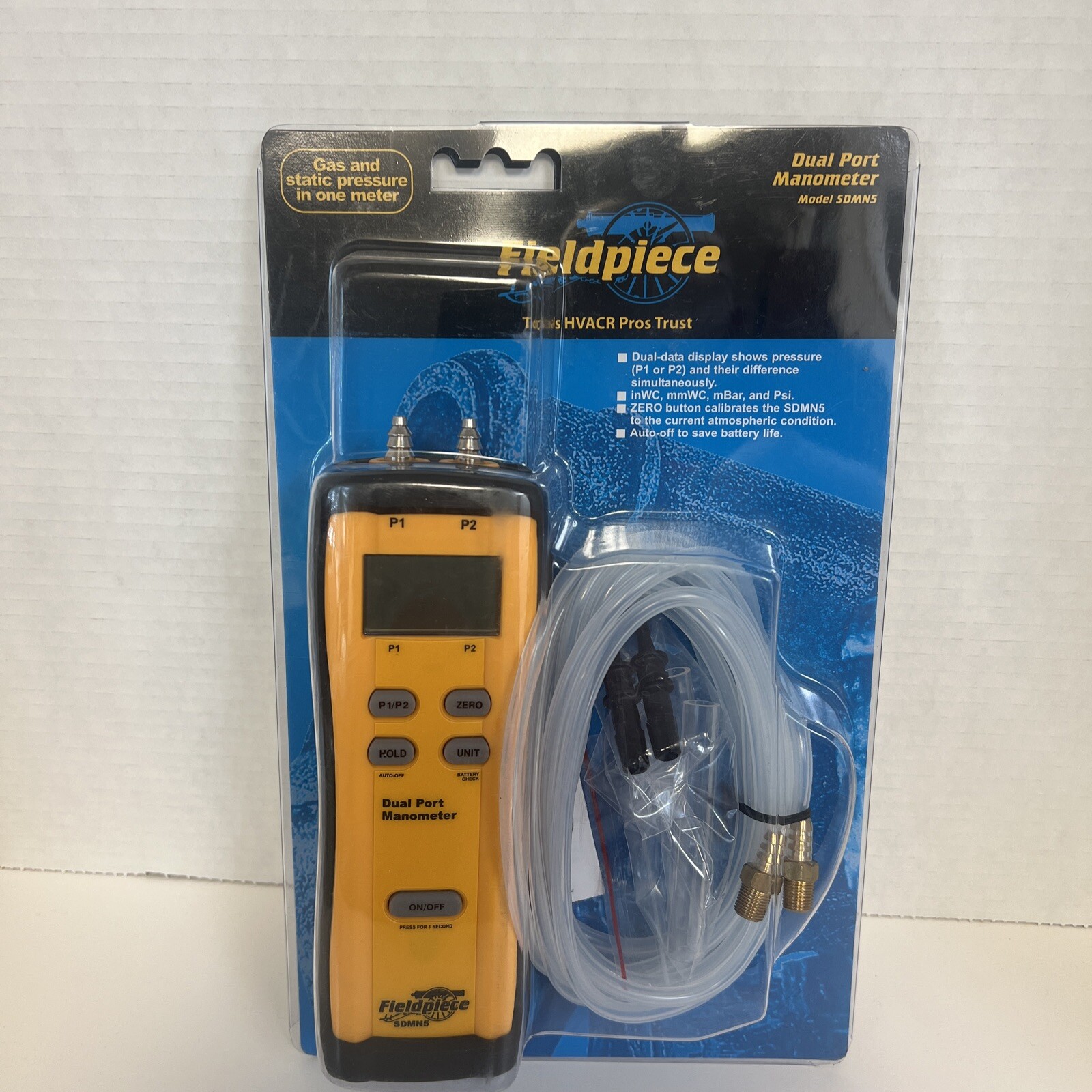 Fieldpiece SDMN5 Dual Port Manometer New 872641001674 eBay