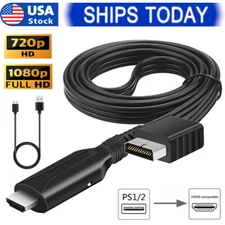 For Sony PS1/PS2 to HDMI Converter 1080P Game Console Audio Video Cable Adapter