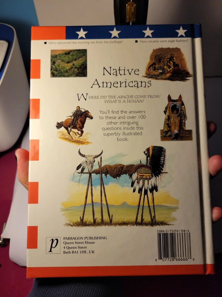 Native Americans ~ Question & Answer Book ~ Sean Sheehan ~ Ex Library ~ 2002 - Image 2 of 4