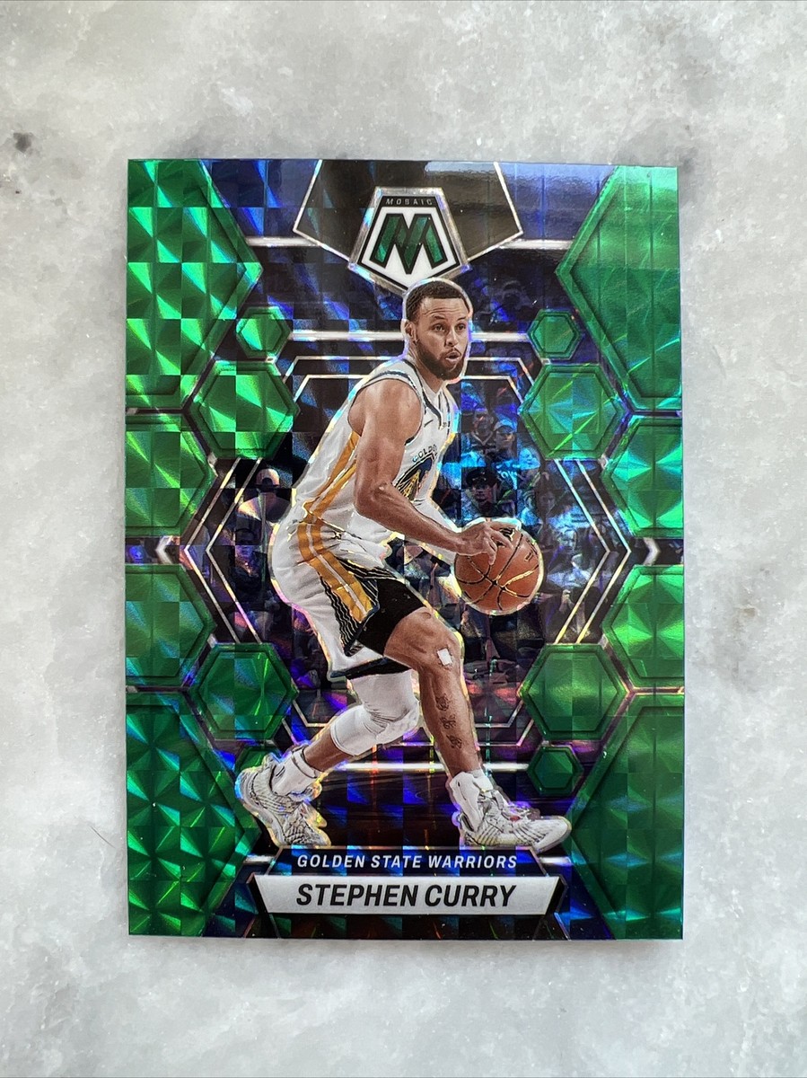 2022-2023 Panini Mosaic Steph Curry Green Prizm #92 | eBay