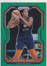 2021 Panini WNBA Prizm SP Green Refractor Prizm #8 Brionna Jones