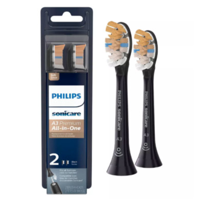 Philips Sonicare A3 Premium All-in-One Black BRANDNEW Brush Heads *FREE SHIPPING