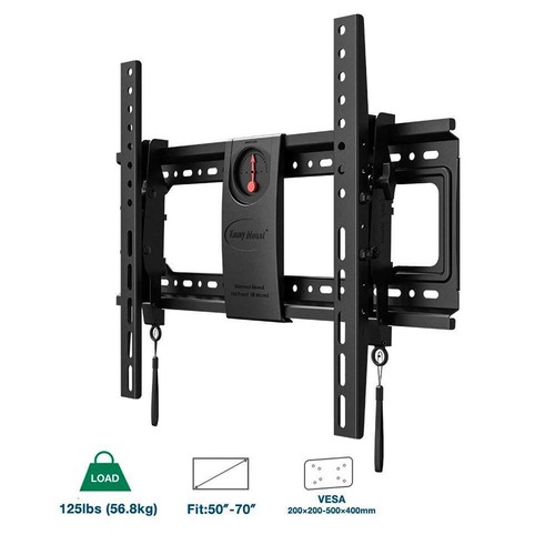 TV Wall Mount VESA Bracket Tilt for Most 50-70inch TV Up to 125lbs Load Capacity - Picture 3 of 8