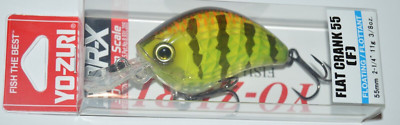 yo zuri 3dr-x flat crank 55 2.25''  3/8oz floating r1443-pcpc prism chart perch