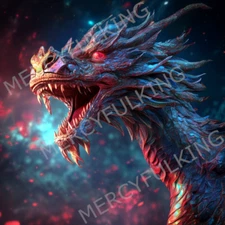 Dragon - Digital AI Art Image (4k HD) High Resolution Print Download