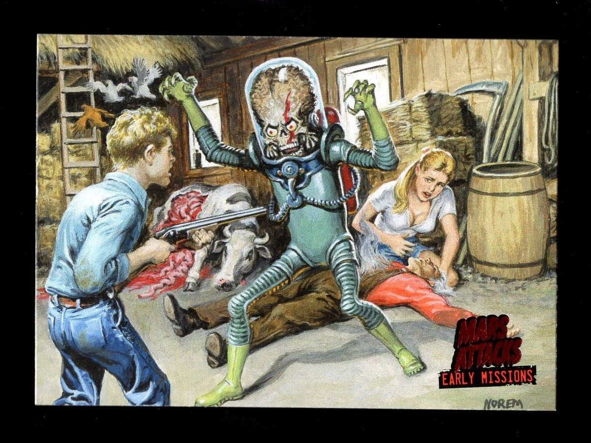 2013 TOPPS MARS ATTACKS INVASION EARLY MISSIONS #5 PRIVATE ZAR'S