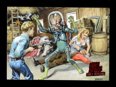 2013 TOPPS MARS ATTACKS INVASION EARLY MISSIONS #5 PRIVATE ZAR'S