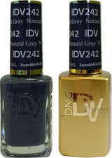 DND DUO DIVA GEL & LACQUER #242 - Nautical Gray
