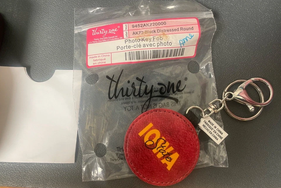 thirty-one Iowa state cyclones Keychain key fob collegiate football basketball - Image 2 of 3