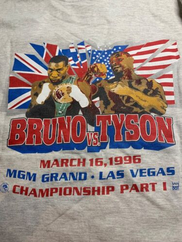 Vintage 90s Bruno vs Mike Tyson WBC Heavy Weight Championship 1996 T Shirt XXL - Bild 1 von 6