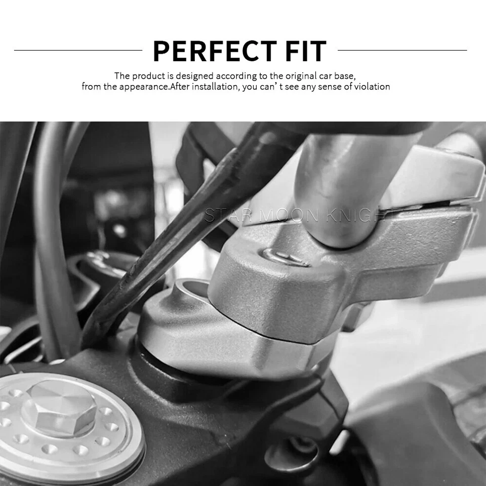 Abrazadera de manillar elevadora de manillar extensible 1 pieza para Ducati Scrambler 400 800 1100 Foto 3 de 4