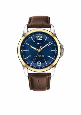 tommy leather watch