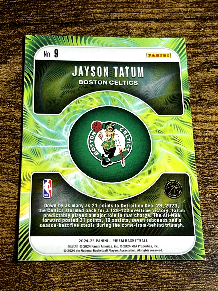 JAYSON TATUM 2024-25 Panini Prizm NBA Fractal #9 Celtics | eBay JAYSON TATUM 2024-25 Panini Prizm NBA Fractal #9 Celtics | eBay