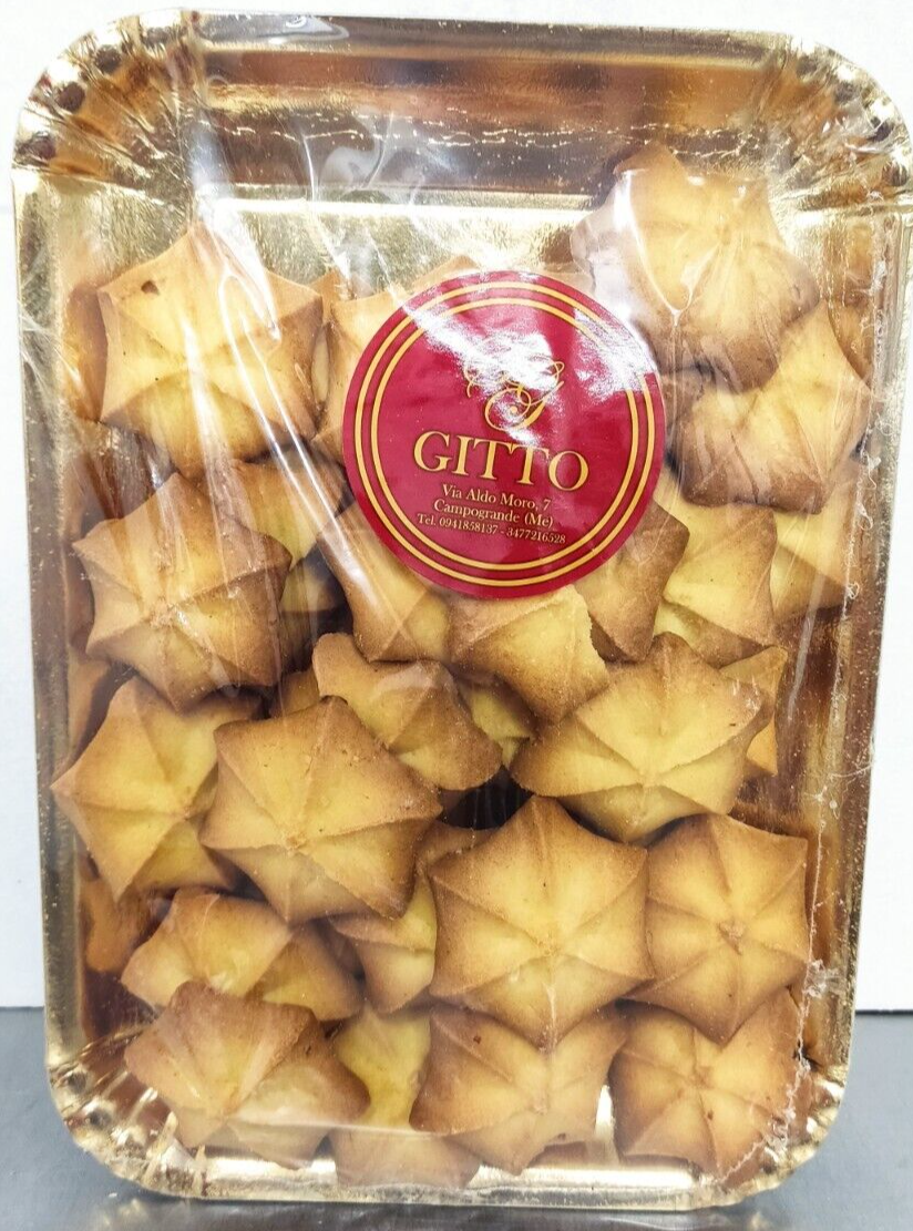 BISCOTTI ARTIGIANALI SICILIANI " FROLLINI AL LIMONE "  (Sicilia che gusto )300 g