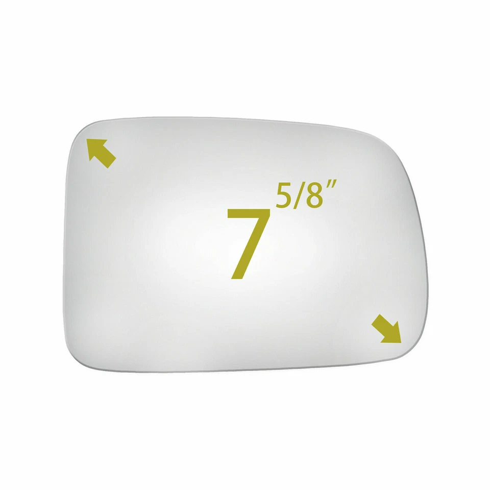 Espejo retrovisor vidrio reemplazo para Honda CR-V 1998-2003 lado derecho adhesivo convexo Foto 3 de 4