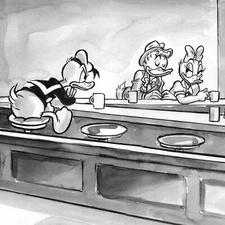 Donald Duck Insp. By Edward Hopper - Tony Fernandez - Exclusive Edition