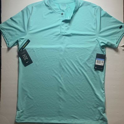 tiger woods collarless shirt