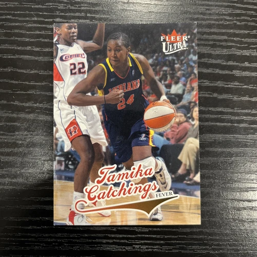 2004 Fleer Ultra WNBA Gold Medallion Tamika Catchings #1 HOF