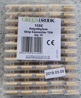 12-fach Anschlussleisten 16AMP eine Packung mit 10 x 12-fach, Menge 8 Packungen 