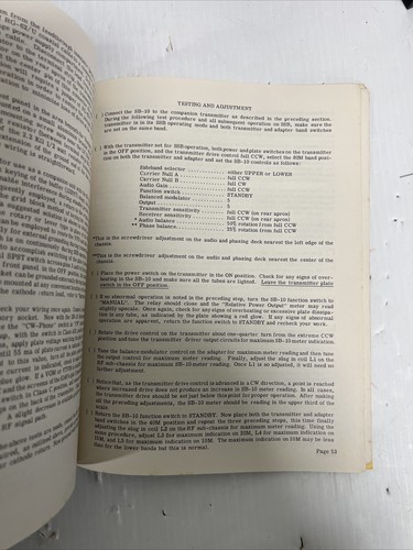 Heathkit Assembly Manual SB-10 SSB Adapter Original WithSchematic+diagrams - Picture 7 of 24