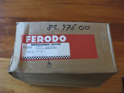 2 x Ferodo front axle brake discs Mercedes 1264200005