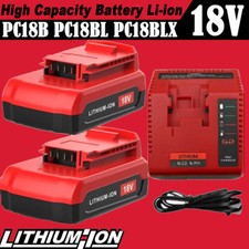 18 Volt 3.0Ah Lithium Battery/Charger for Porter Cable 18V PC18BLX PC18BL Tool