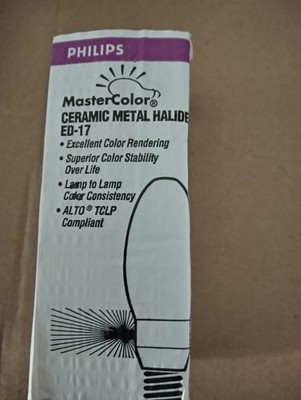 Lot of 26 Philips MHC150/U/M/4K 150W 4K ED17 Mastercolor Metal Halide Light Bulb