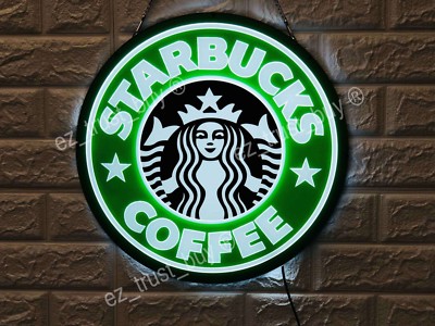 New Starbucks Coffee Bar Lamp Decor Led 3d Neon Sign 16 Ebay