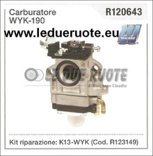 R120643 Membrane Carburetor Walbro WYK 190