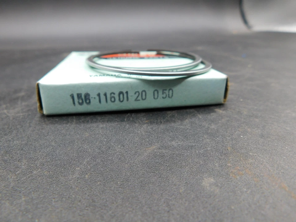 NOS OEM Piston Rings, +.50, 2nd Over, Yamaha 1966 YDS3 YDS3C, 1967 YDS5 DS5 - Image 2 of 2