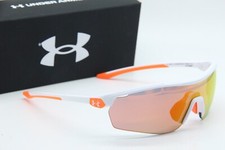 NEW UNDERARMOUR UA GAMETIME JR 7001/S 1XN50 WHITE ORANGE AUTHENTIC SUNGLASSES