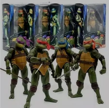 7" Action Figure Statue Model Toy NECA Teenage Mutant Ninja Turtles 1990 Movie