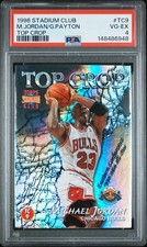1996 STADIUM CLUB TOP CROP #TC9 GARY PAYTON/MICHAEL JORDAN PSA 4