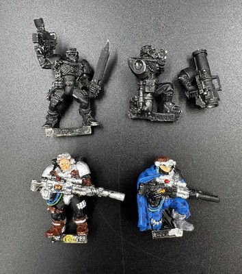 Warhammer Space Marines Scouts Raketenwerfer Sniper 90er Metall