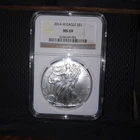 2014 W Silver Eagle NGC MS69